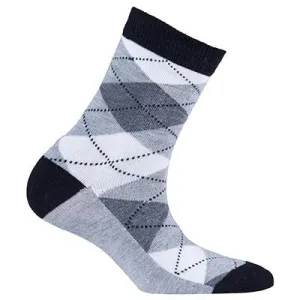 Cloud Argyle Kids Crew Socks