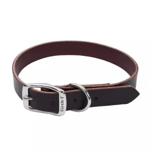 Coastal Pet Products Circle T Latigo Leather Town Dog Collar 1" x 22" (1" x 22")