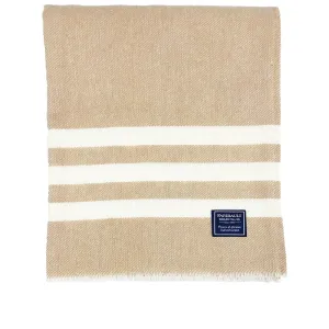 Factory Second Khaki Trapper Wool Throw