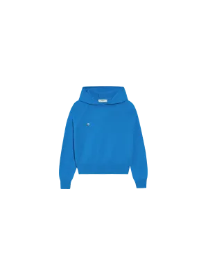 Kids' Recycled Cashmere Hoodie—cerulean blue