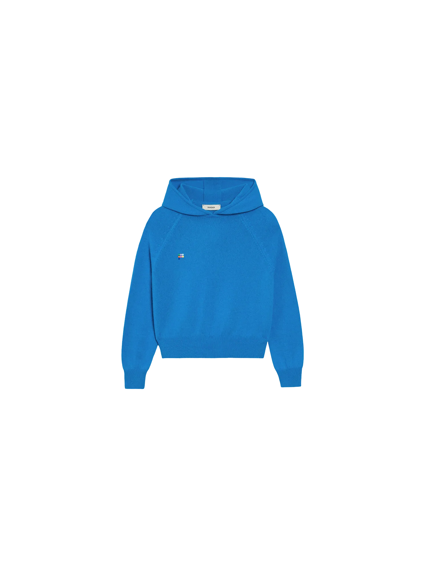 Kids' Recycled Cashmere Hoodie—cerulean blue