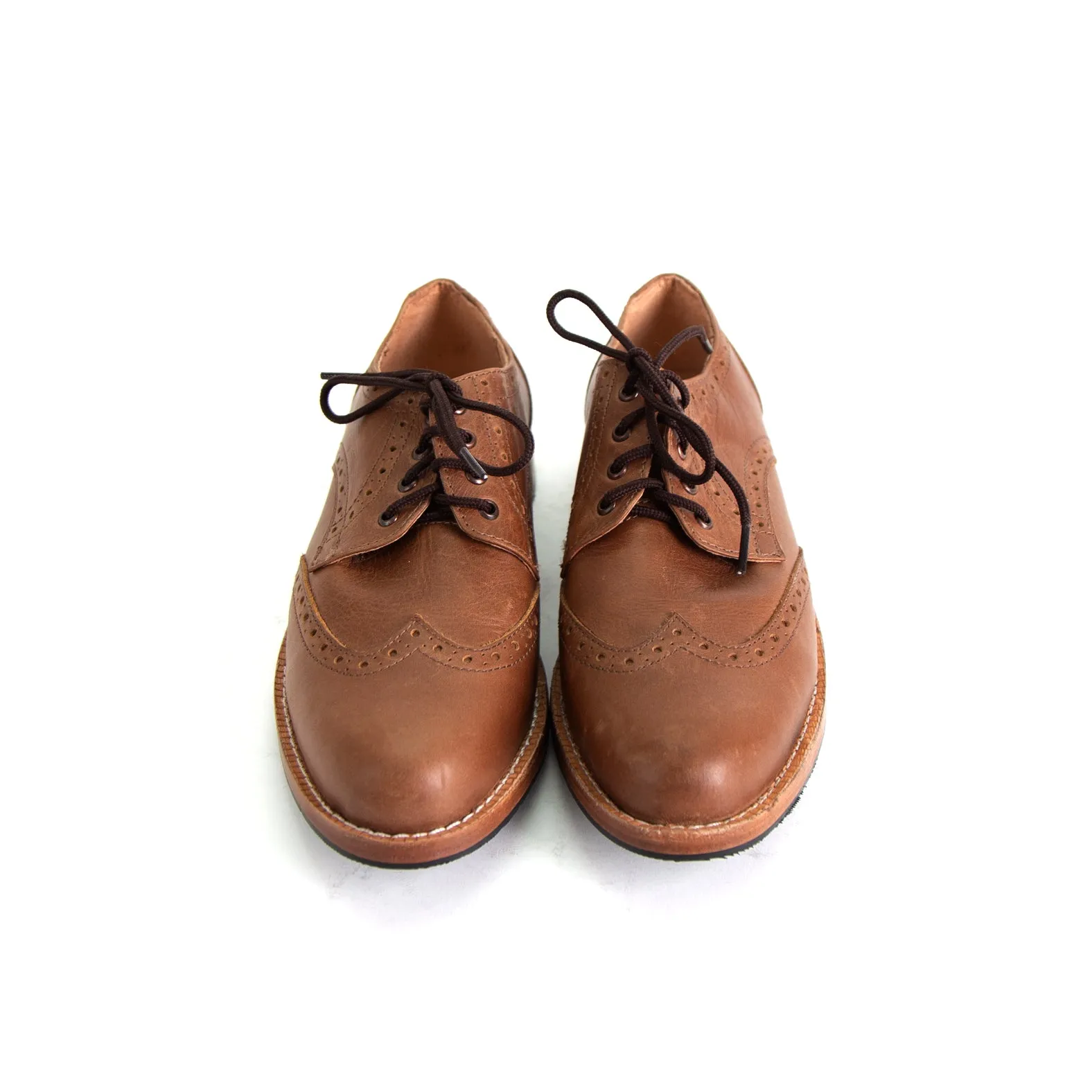 MS0563 - Brogue Legacy Shoes Brown  SAMPLE