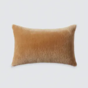 Sheepskin Lumbar Pillow - Tan