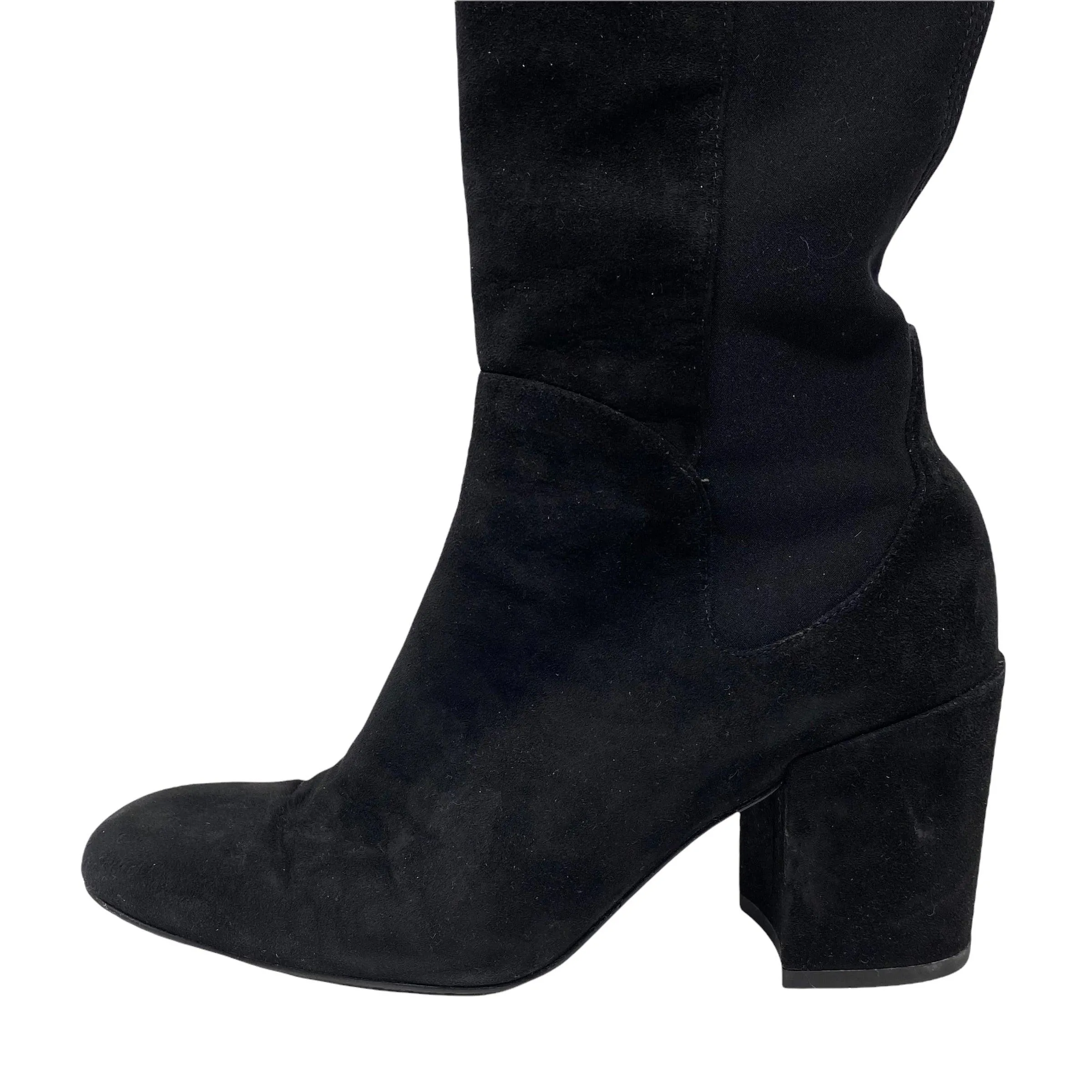 Stuart Weitzman Black Stretch Boots 37.5