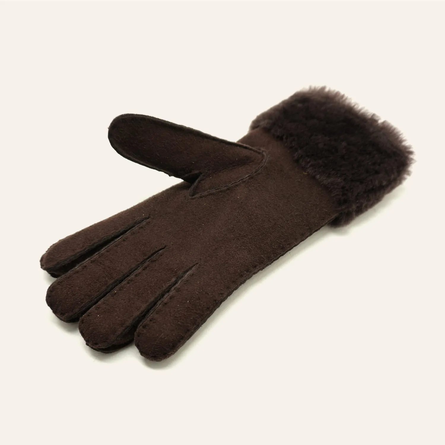 YISEVEN Womens Lambskin Shearling Leather Gloves